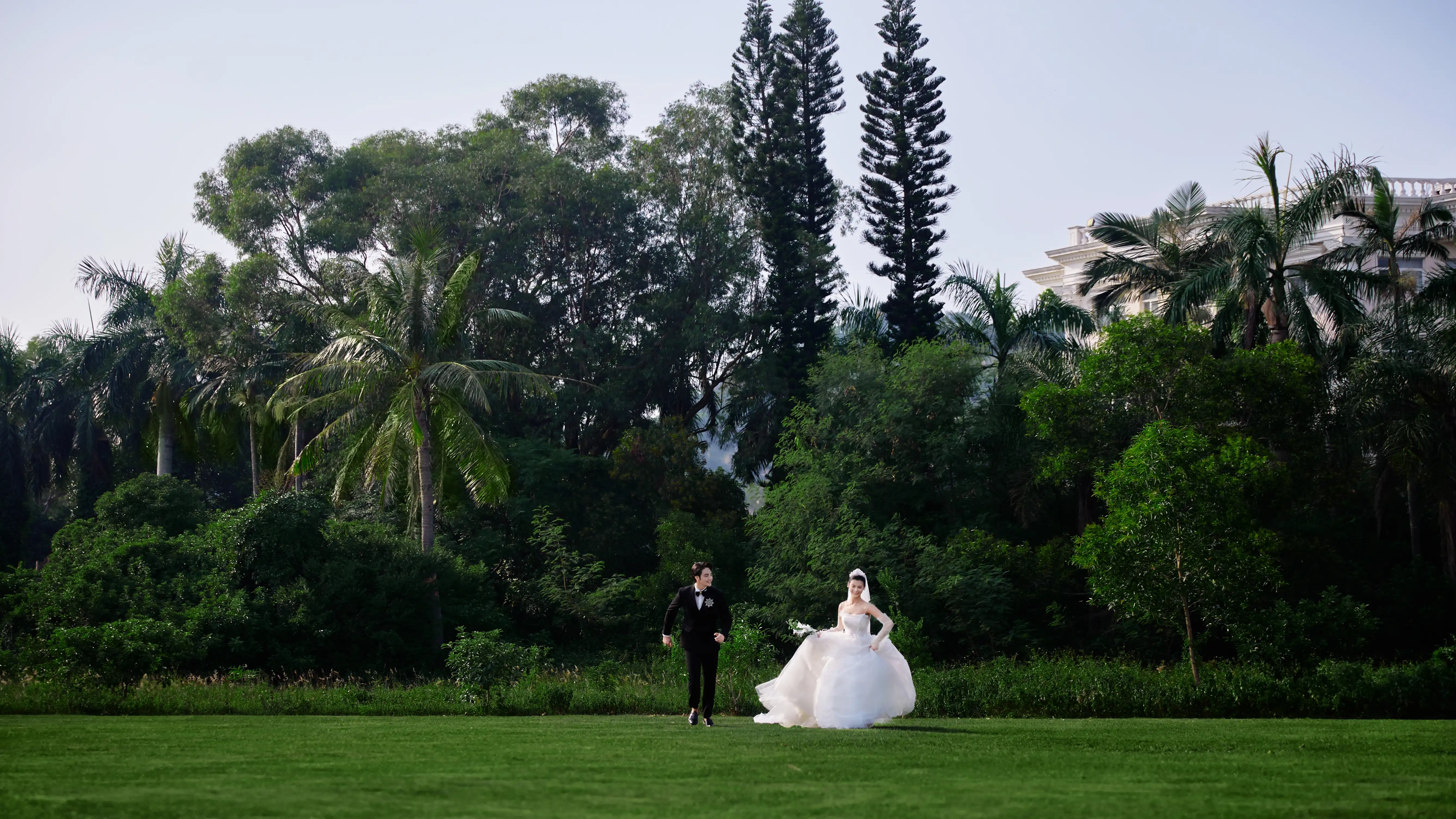 珠海｜仙女必拍的草坪婚纱照